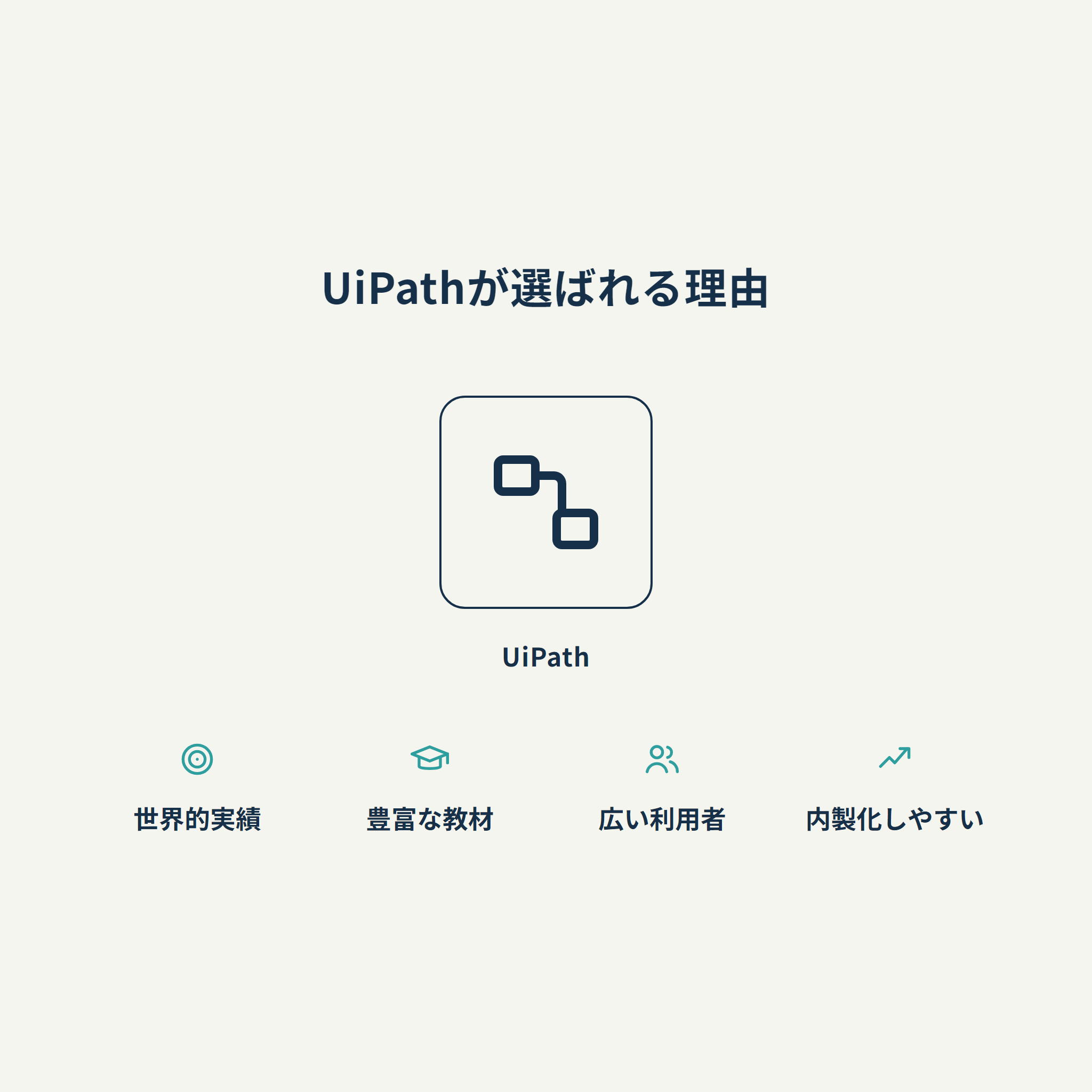 UiPathが選ばれる理由